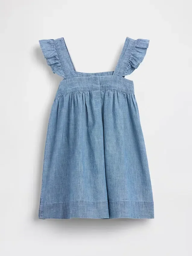 Broderad denimklänning för Baby & Småbarn