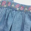 Broderad denimklänning för Baby & Småbarn