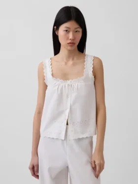 Broderad pyjamas-tank
