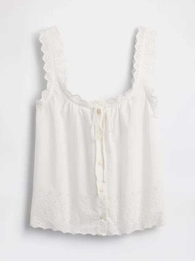 Broderad pyjamas-tank