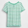 Broderad ribbad T-shirt för Baby & Småbarn