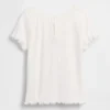Broderad ribbad T-shirt för Baby & Småbarn