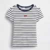 Broderad ribbad T-shirt för barn