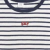 Broderad ribbad T-shirt för barn
