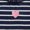 Broderad T-shirt med grafiskt tryck i ribbad bomull för Baby & Småbarn