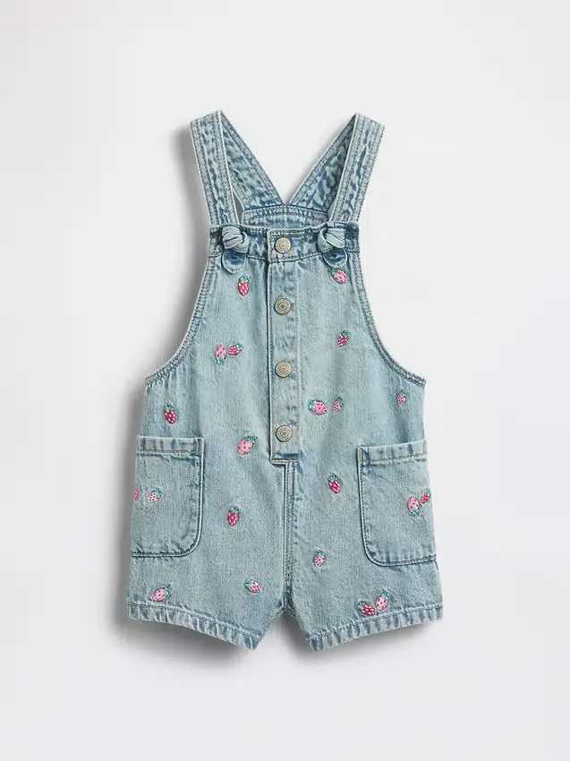 Broderade denimshorts för Baby & Småbarn