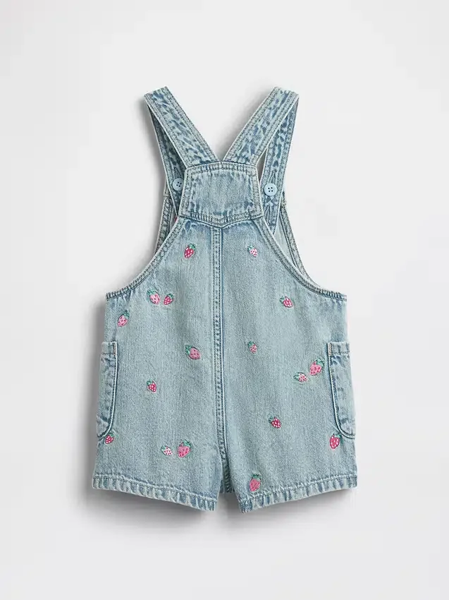 Broderade denimshorts för Baby & Småbarn