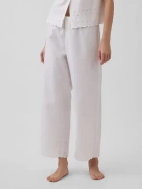 Broderade pyjamasbyxor