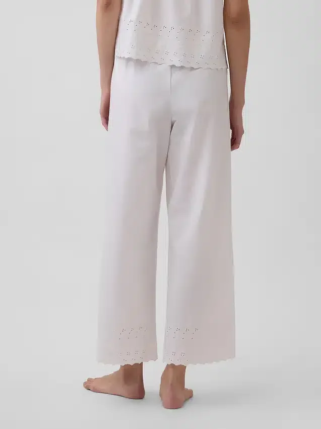 Broderade pyjamasbyxor