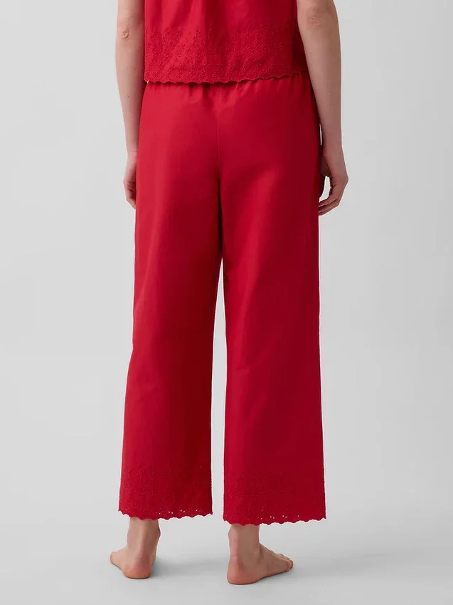 Broderade pyjamasbyxor