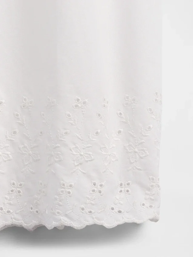 Broderade pyjamasbyxor