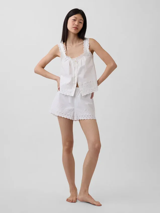 Broderade pyjamasShorts