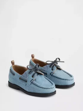 Båtskor i denim för småbarn