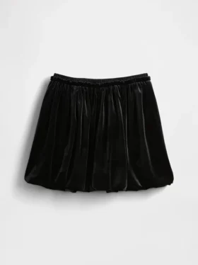 Bubbelkjol i velour för barn