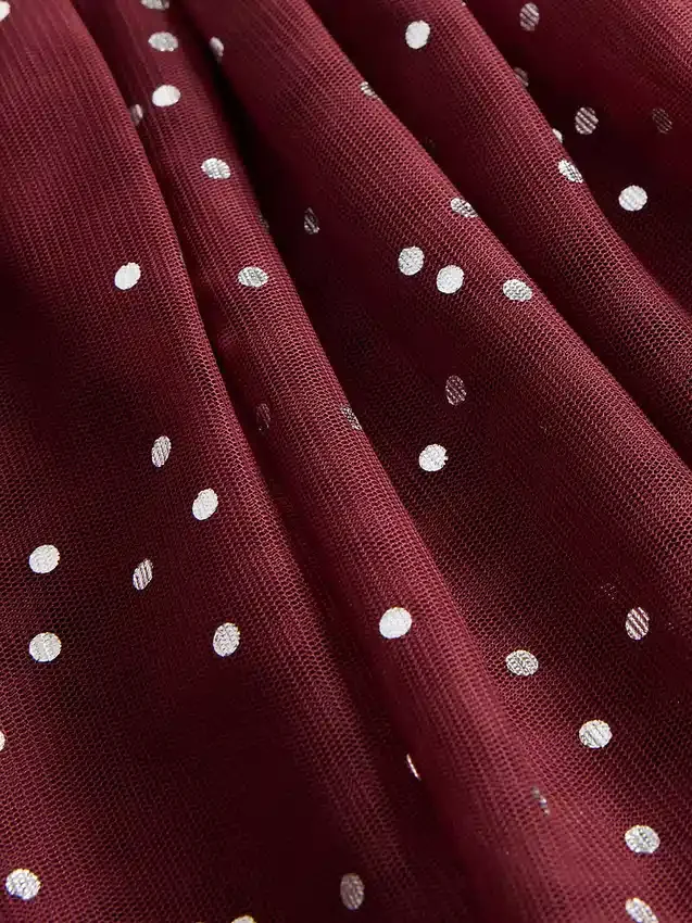 Bubbelklänning i blandade material för Baby & Småbarn