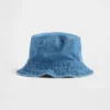 Buckethat i denim för barn