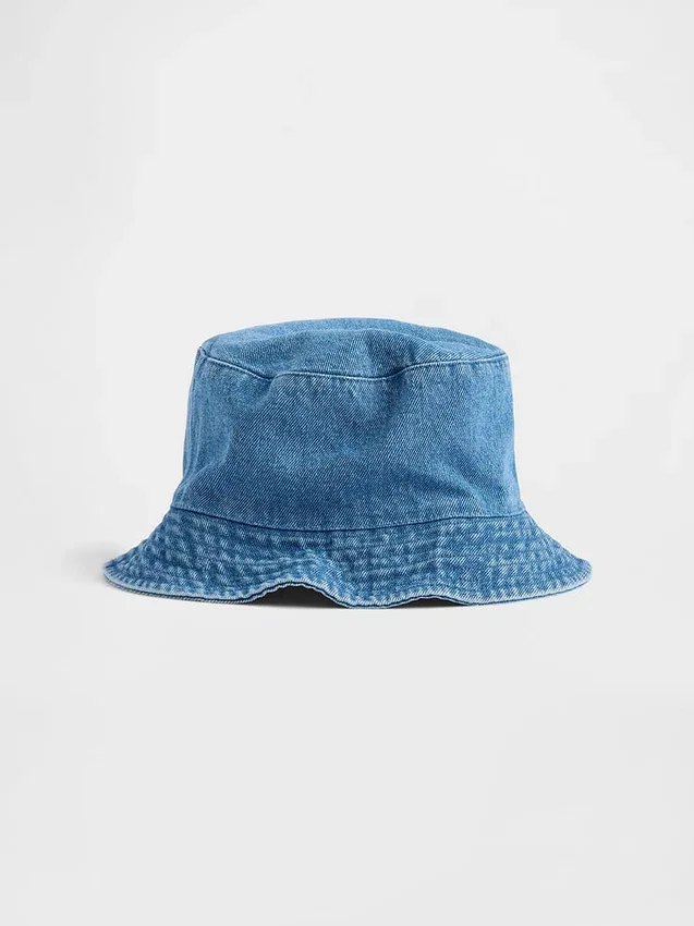 Buckethat i denim för barn