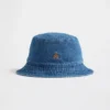 Buckethat i denim för småbarn med Brannan Bear