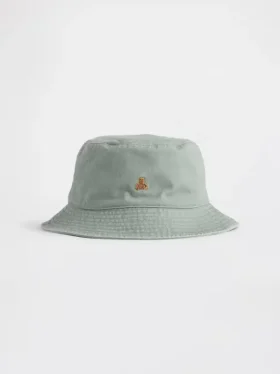 Buckethat i twill för småbarn med Brannan Bear