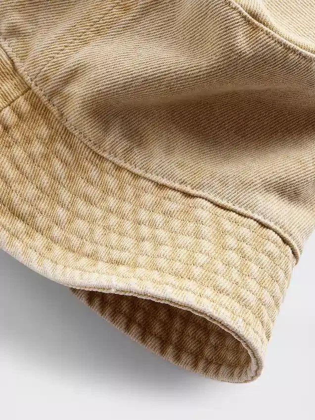 Buckethat i överfärgad denim för barn