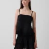 Camisole med spetskant