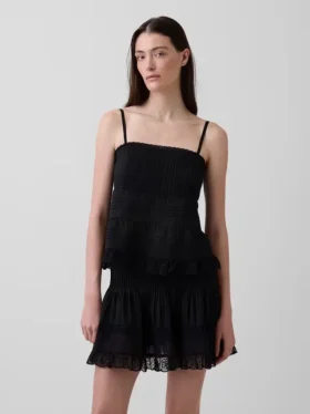 Camisole med spetskant