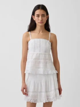 Camisole med spetskant