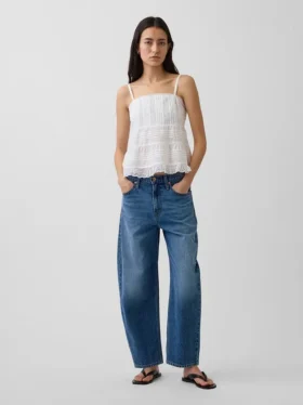 Camisole med spetskant