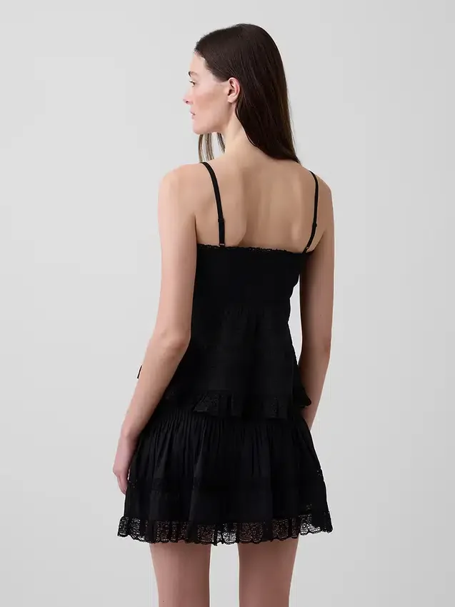 Camisole med spetskant