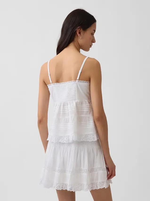 Camisole med spetskant