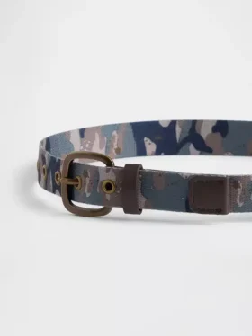Camo-bälte med vävd rem för barn