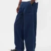Canvas-jeans med baggy passform
