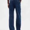 Canvas-jeans med baggy passform