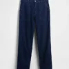 Canvas-jeans med baggy passform