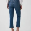 Capri-jeans med hög midja