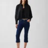 Capri-jeans med låg midja