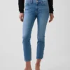Capri-jeans med låg midja