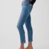 Capri-jeans med låg midja