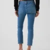 Capri-jeans med låg midja