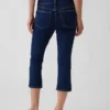 Capri-jeans med låg midja