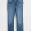Capri-jeans med låg midja