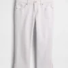 Capri-jeans med låg midja