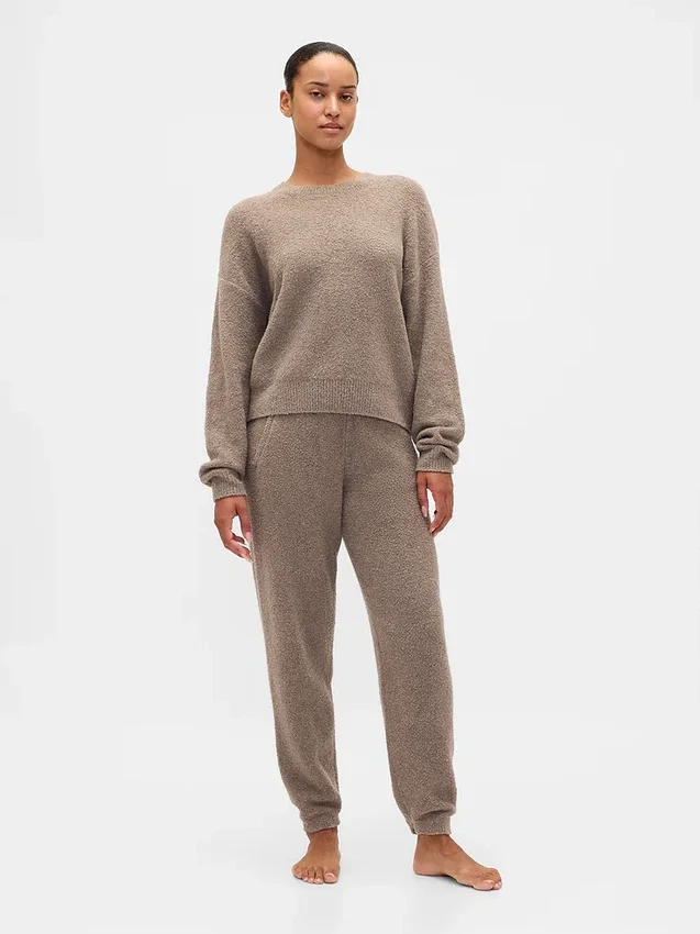CashSoft Boucle Tröja Joggers