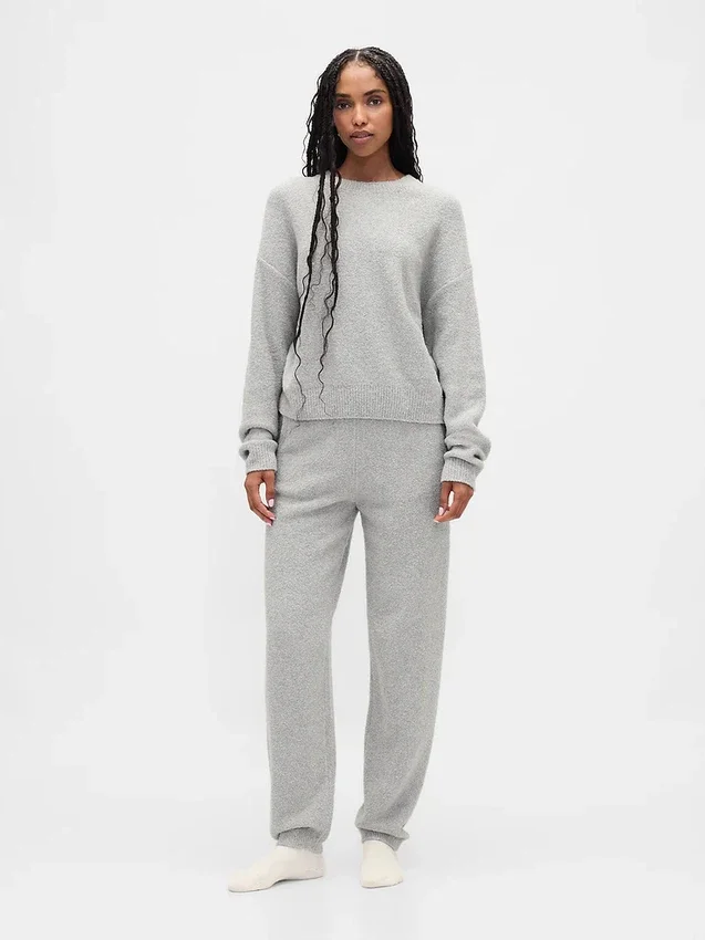 CashSoft Boucle Tröja Joggers
