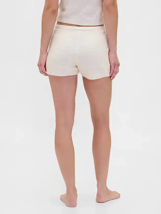 CashSoft Boucle-tröja, shorts