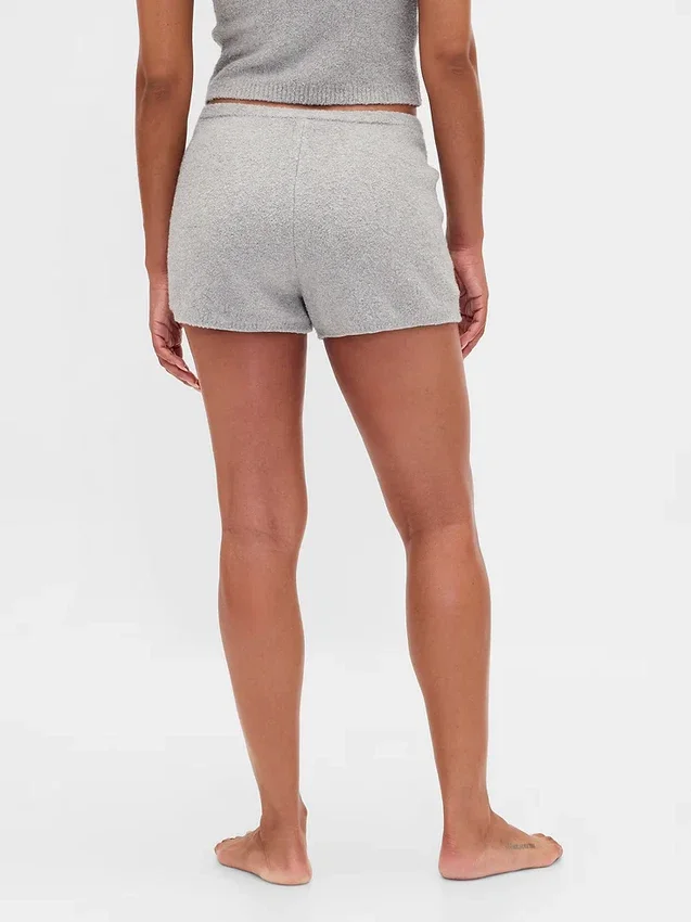 CashSoft Boucle-tröja, shorts