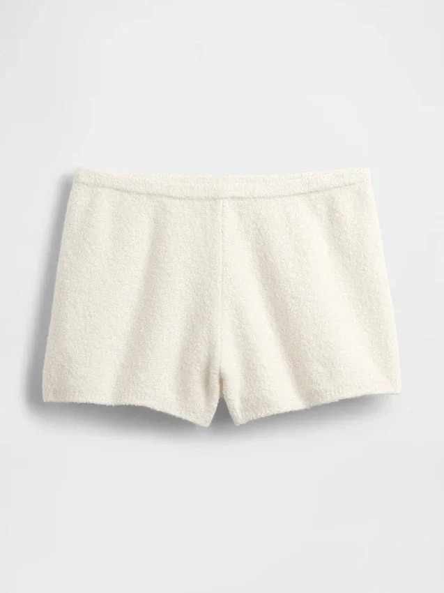 CashSoft Boucle-tröja, shorts