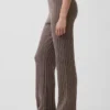 CashSoft-byxor i kabelstickat med bootcut-passform