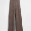 CashSoft-byxor i kabelstickat med bootcut-passform