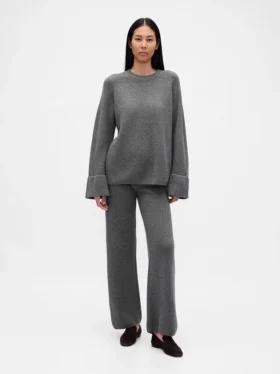 CashSoft-byxor i shaker-stickning